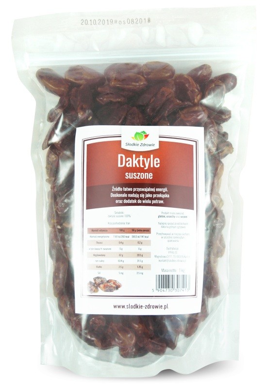 Daktyle suszone - bez pestek - 1kg